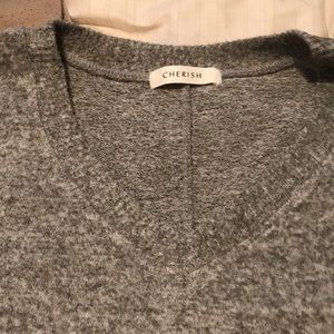 Grey NWT oversize high low sweater